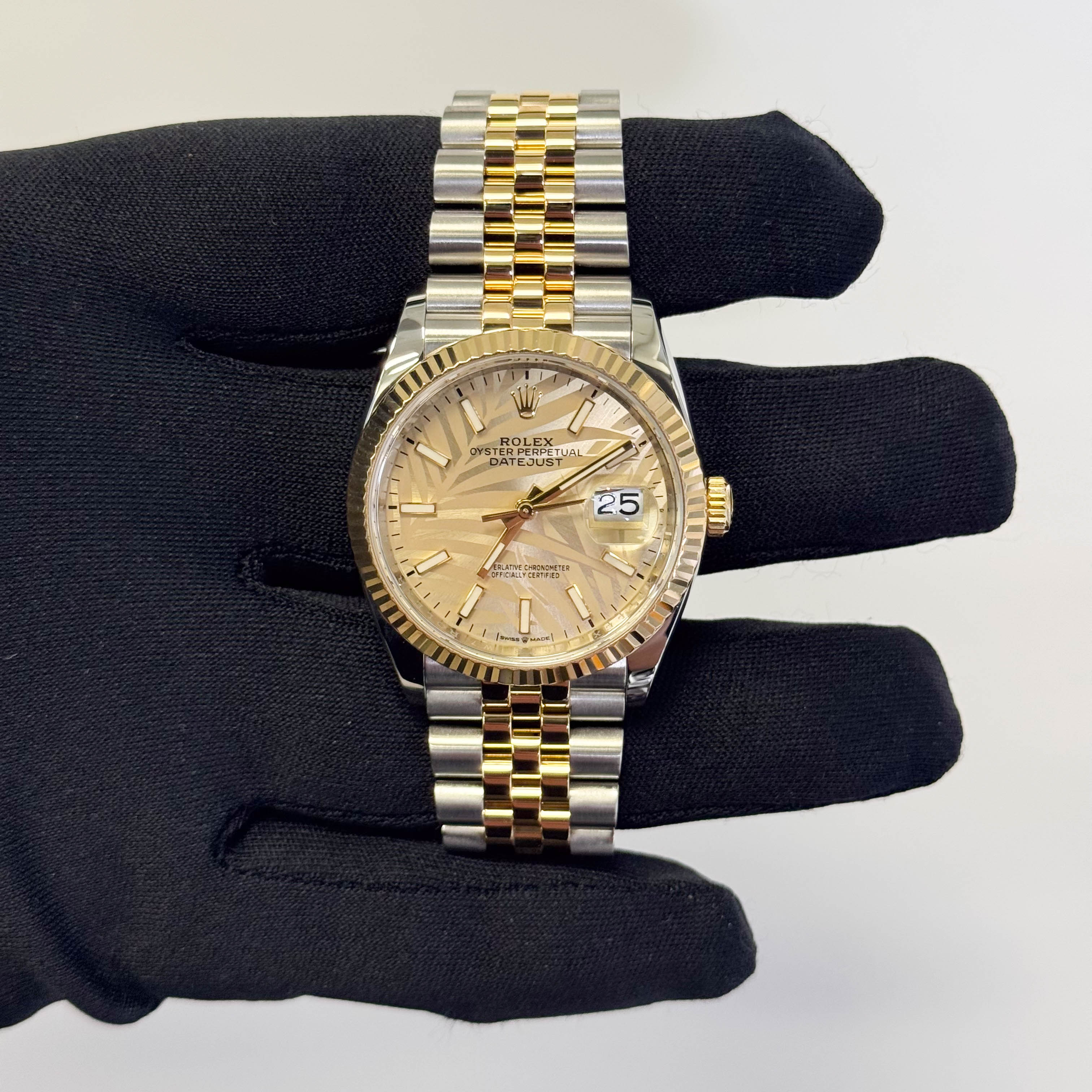 Rolex Datejust 36mm Champagne Dial Watch Ref# 126233 - Happy Jewelers Fine Jewelry Lifetime Warranty