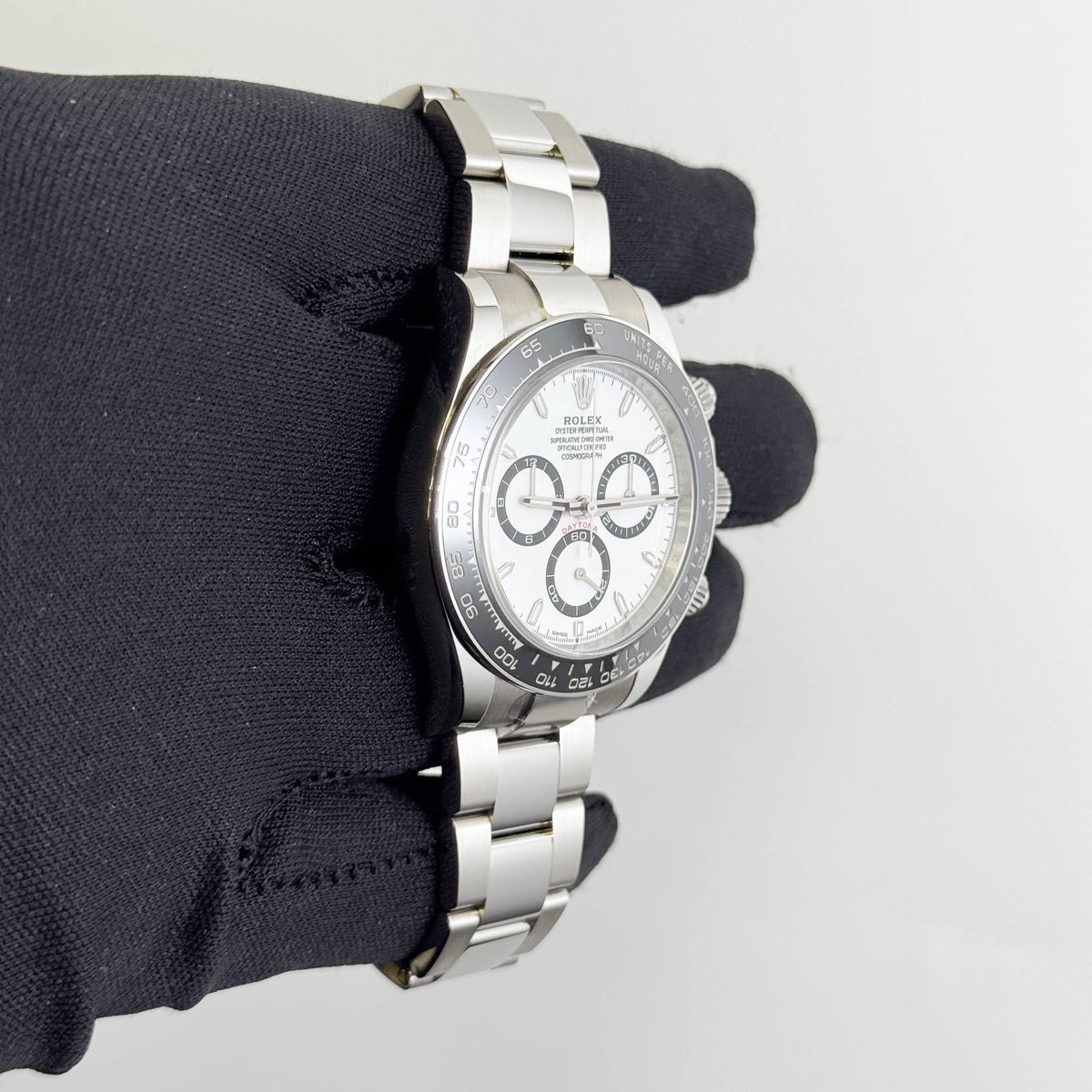 Rolex Daytona 40mm White Dial Watch Ref# 126500LN