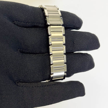 Cartier Tank Francaise 20mm Pink MOP Dial Watch Ref# W51028Q3