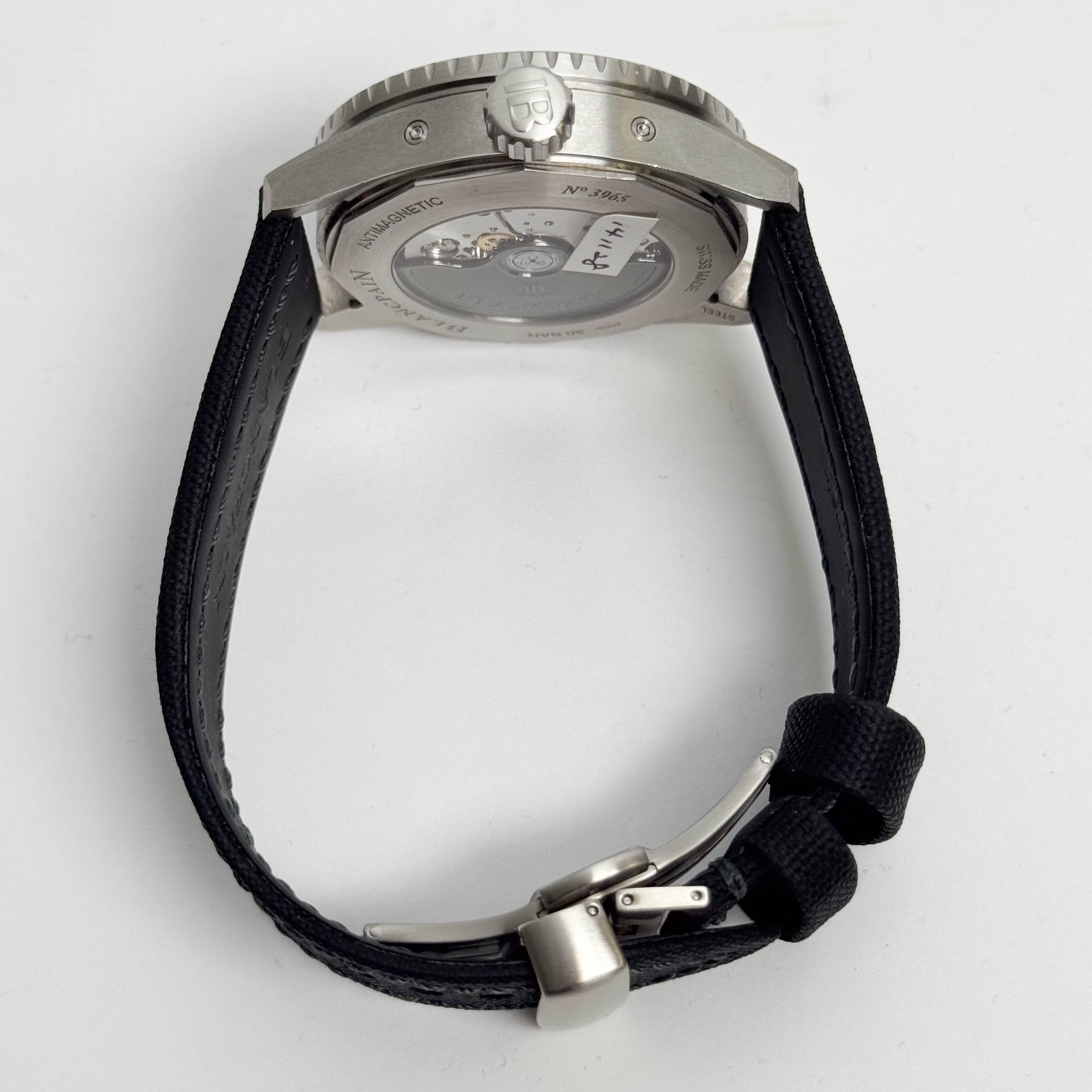 Blancpain Fifty Fathoms 45mm Black Dial Watch Ref# 5054-1110- B52A - Happy Jewelers Fine Jewelry Lifetime Warranty