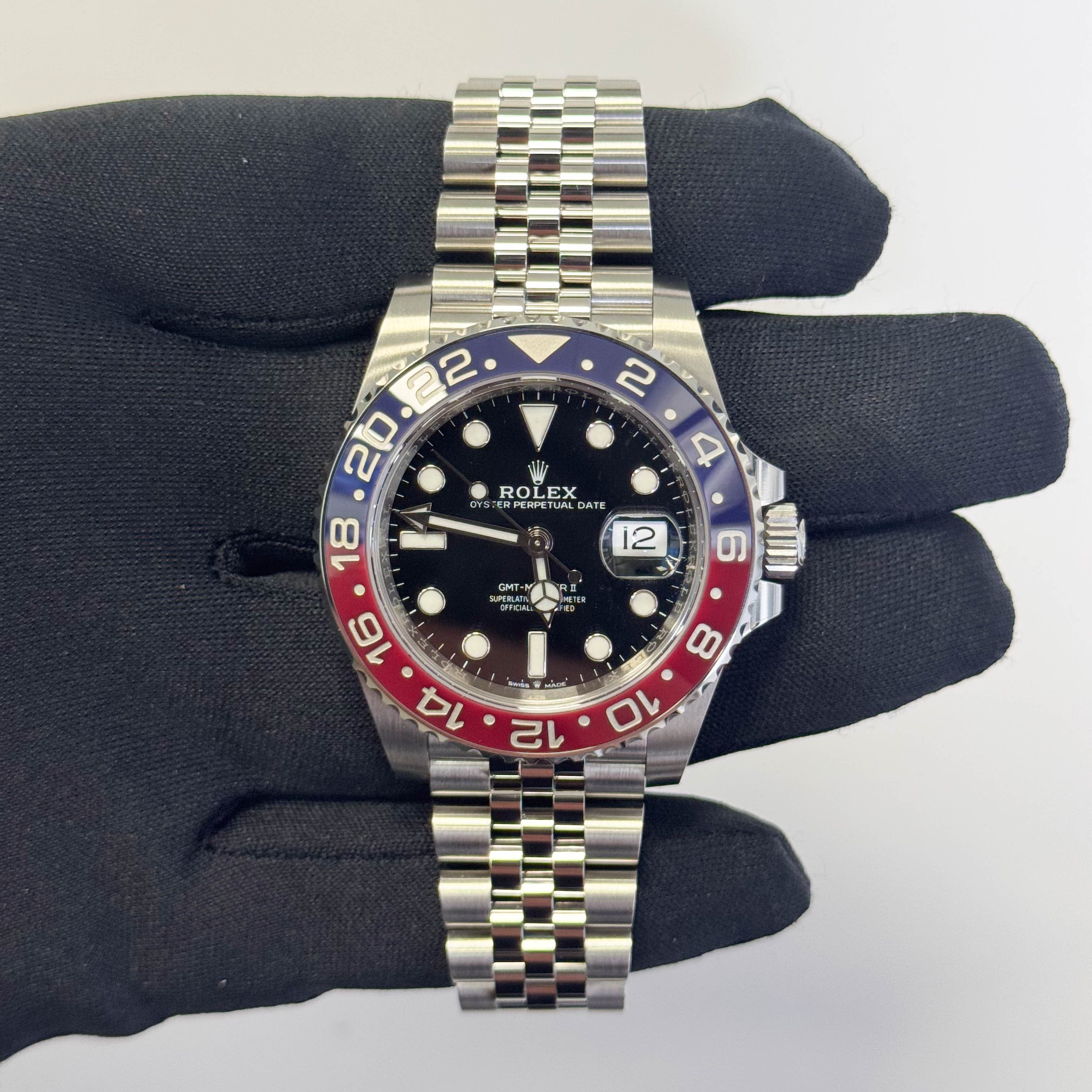 Rolex GMT Master II 40mm Black Dial Watch Ref# 1126710BLRO - Happy Jewelers Fine Jewelry Lifetime Warranty