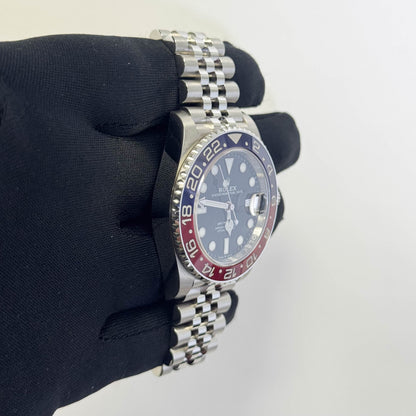 Rolex GMT Master II 40mm Black Dial Watch Ref# 1126710BLRO - Happy Jewelers Fine Jewelry Lifetime Warranty