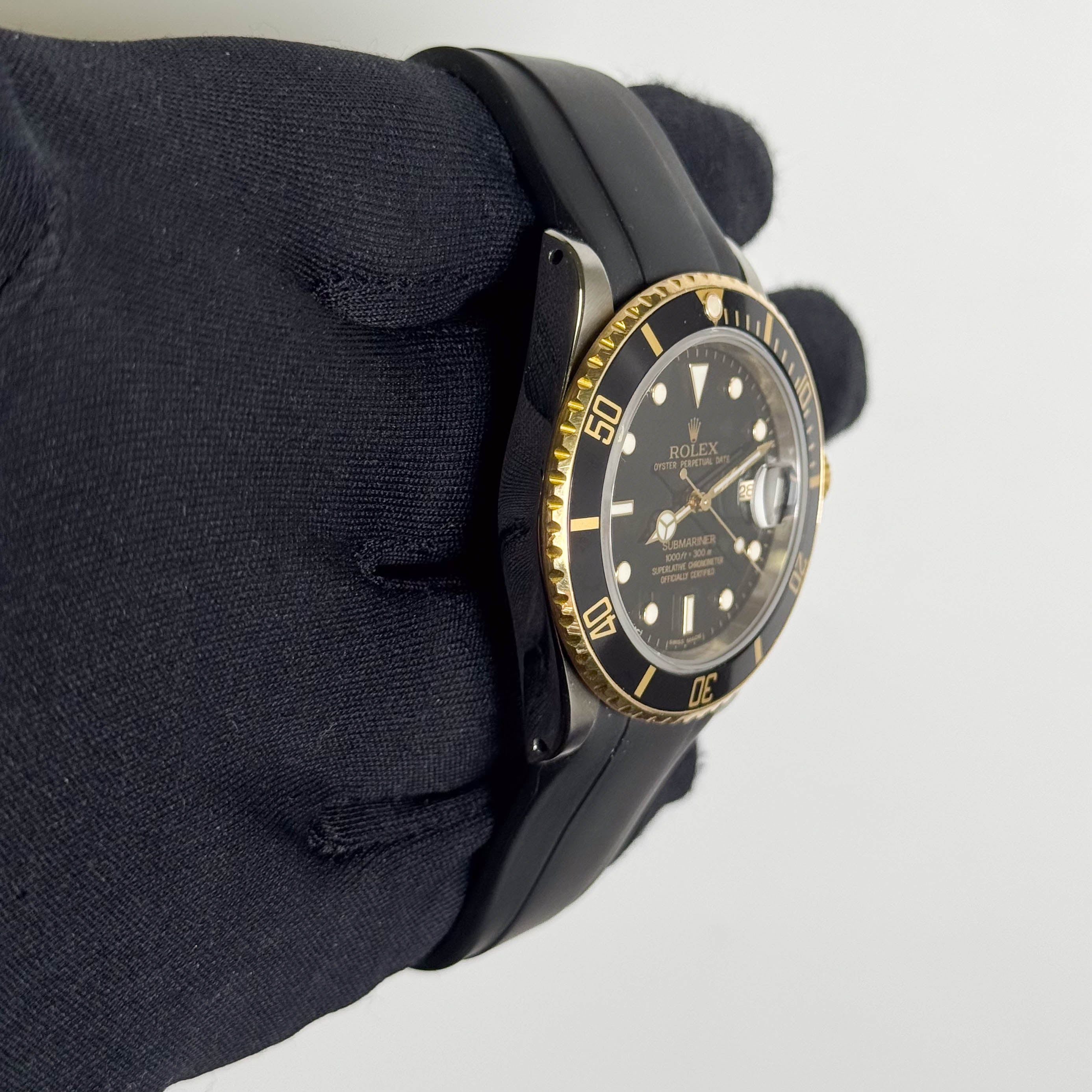 Rolex Submariner 40mm Black Dot Dial Watch Ref# 16803 – Happy Jewelers