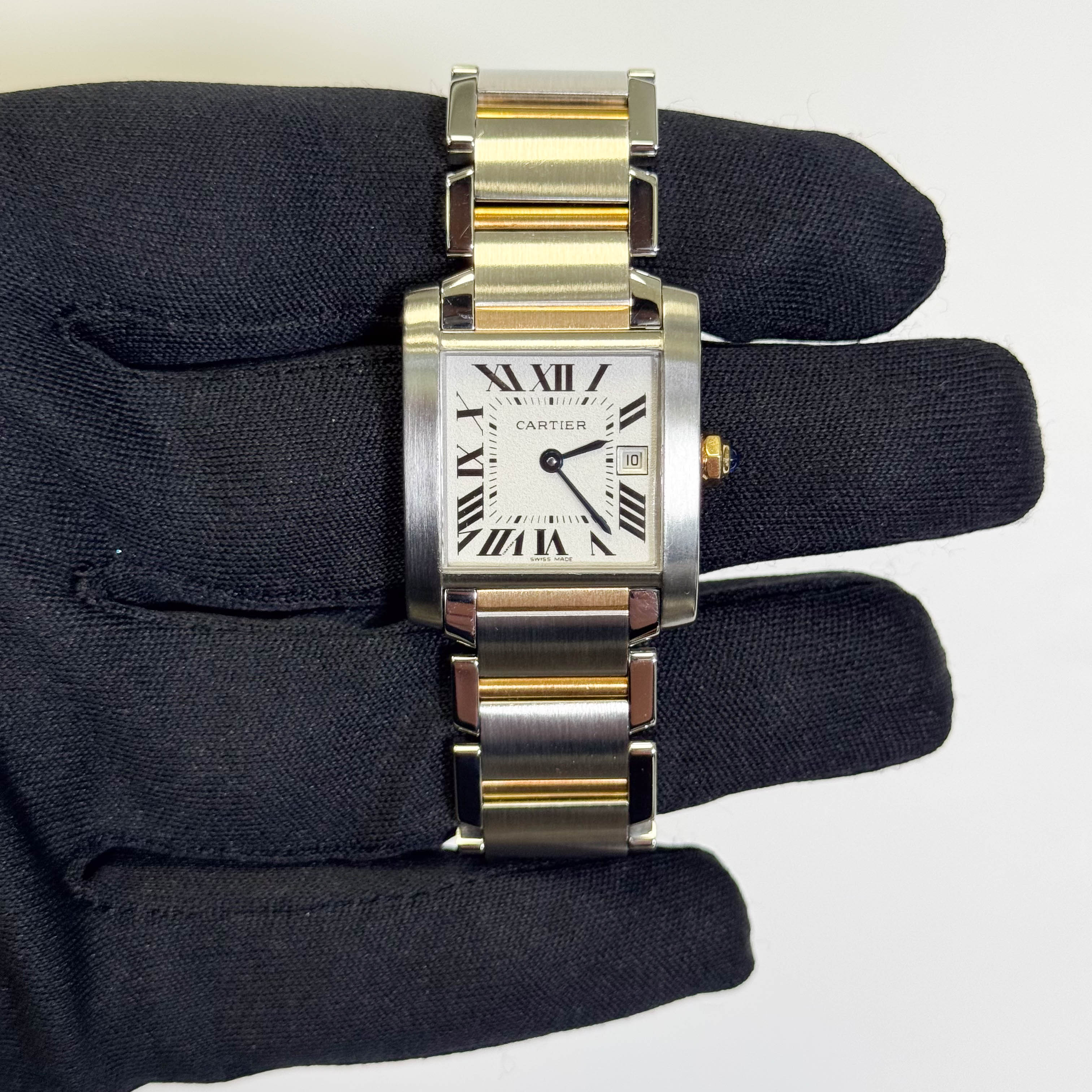 Cartier Tank 25mm White Dial Watch Ref# W51012Q4
