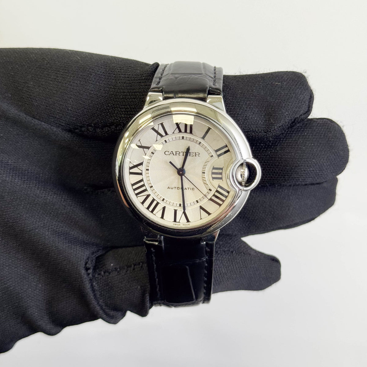 Cartier Ballon Bleu 36mm Silver Dial Watch Ref# W69017Z4
