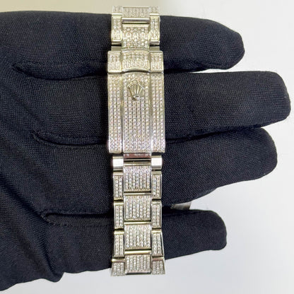 Rolex Datejust 41mm Pave Dial Watch Ref# 116300 - Happy Jewelers Fine Jewelry Lifetime Warranty