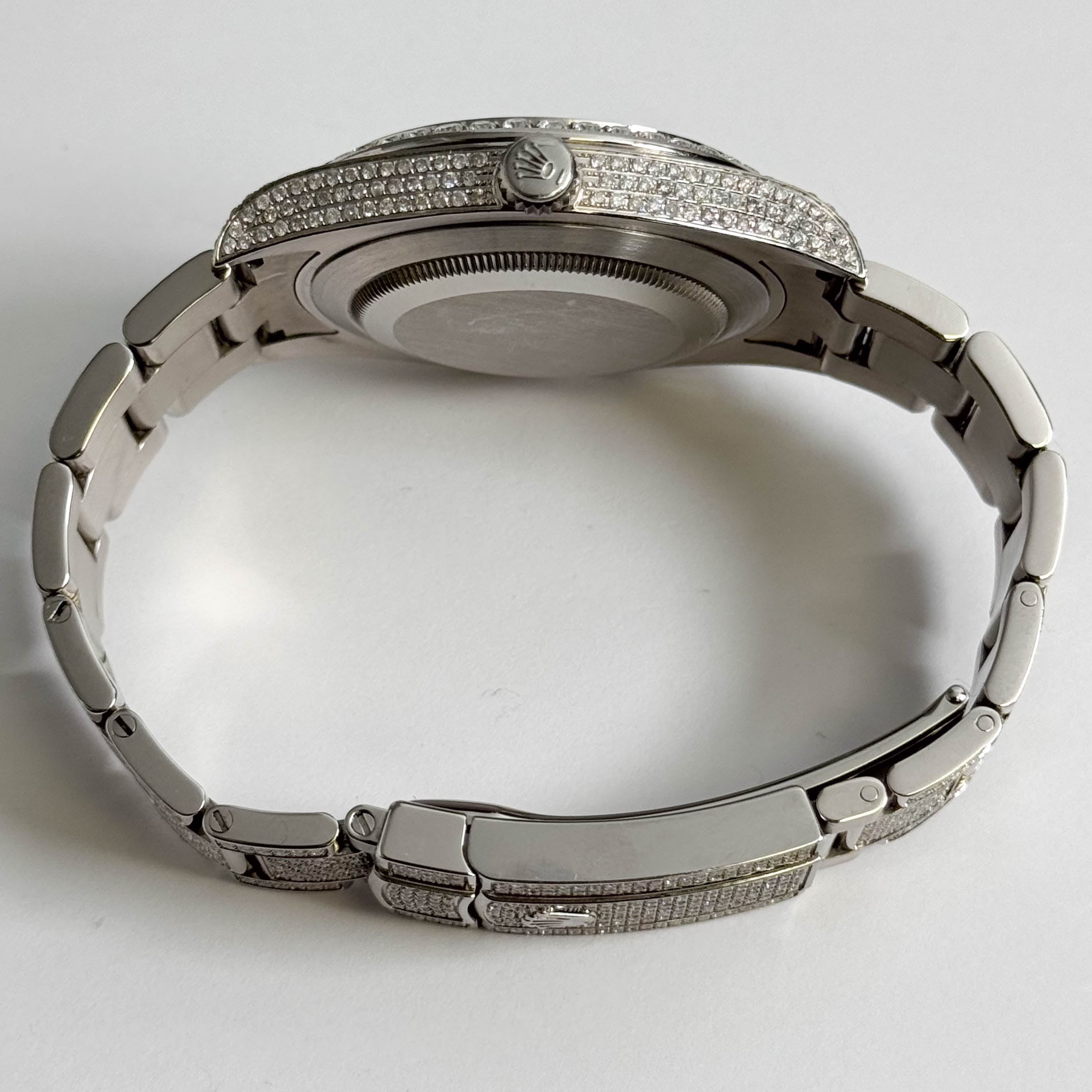 Rolex Datejust 41mm Pave Dial Watch Ref# 116300 - Happy Jewelers Fine Jewelry Lifetime Warranty