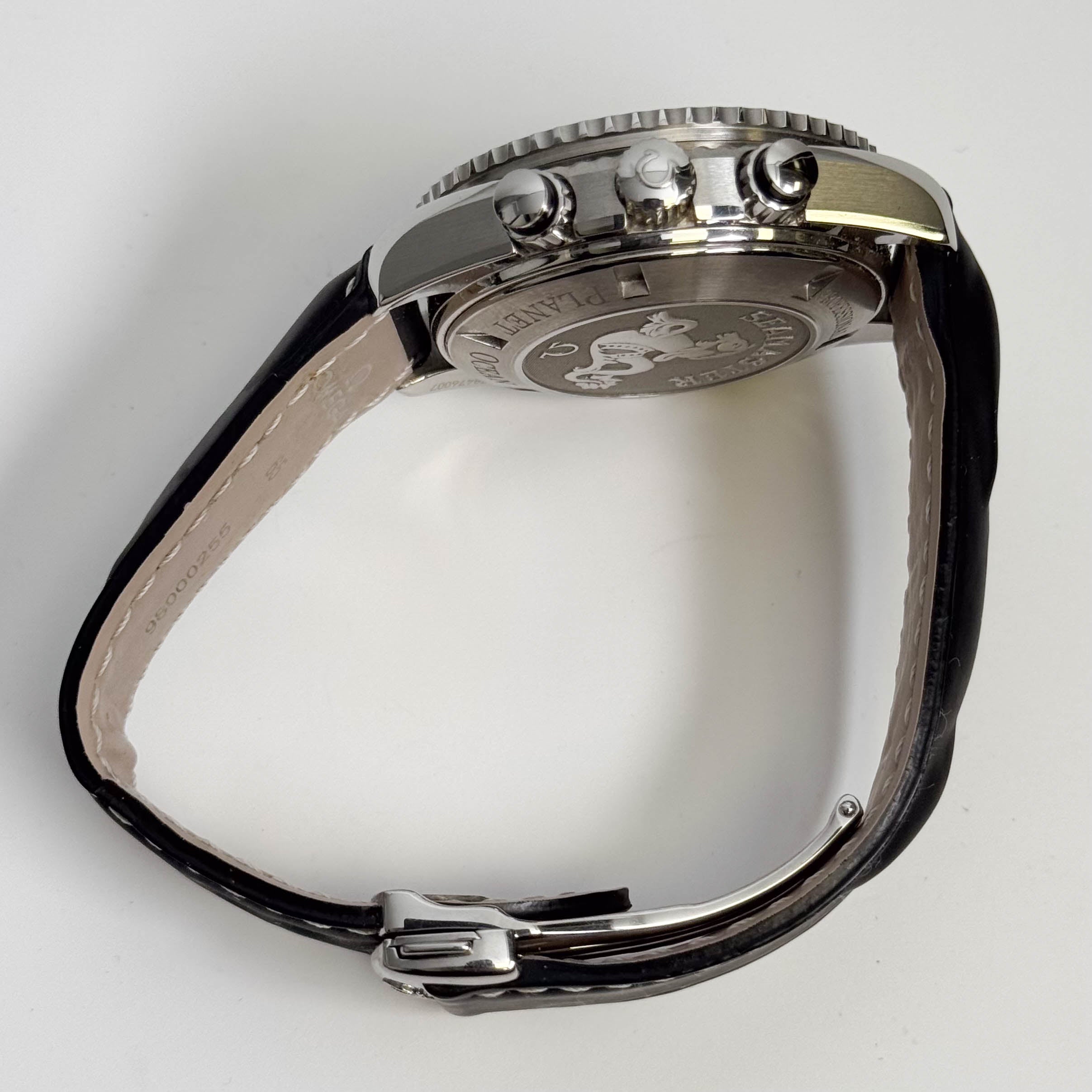 Omega Seamaster Planet Ocean Chronograph 45mm Black Dial Watch Ref# 2910.50.81 - Happy Jewelers Fine Jewelry Lifetime Warranty