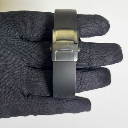 Girard-Perregaux Laureato BMW Oracale Racing Flyback Edition 46mm Black Dial Watch Ref# 80175 - Happy Jewelers Fine Jewelry Lifetime Warranty