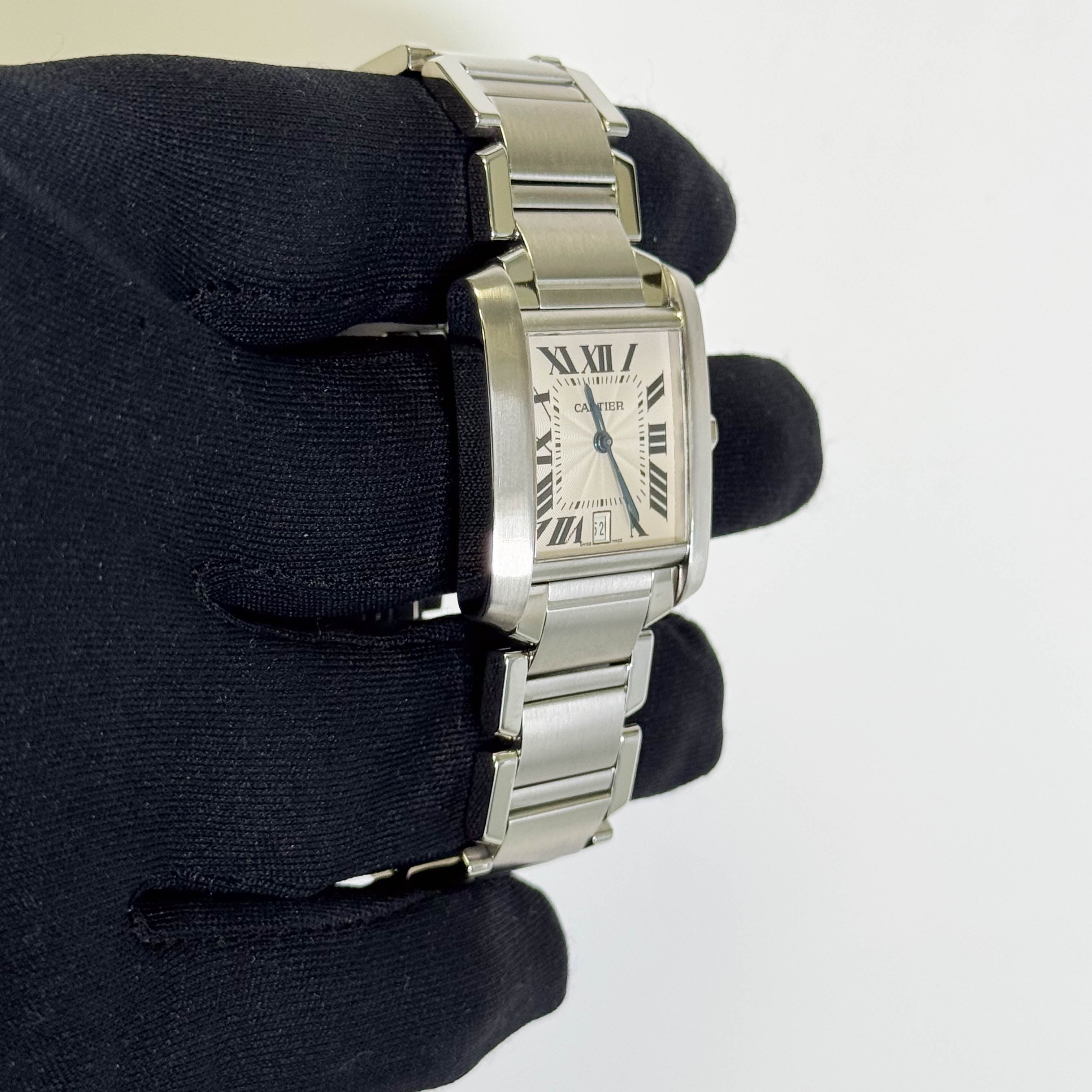 Cartier Tank 28mm White Dial Watch Ref# W51002Q3