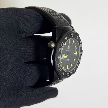 Tag Heuer Aquaracer 43mm Black Dial Watch Ref# WAJ2180.FT6015 - Happy Jewelers Fine Jewelry Lifetime Warranty