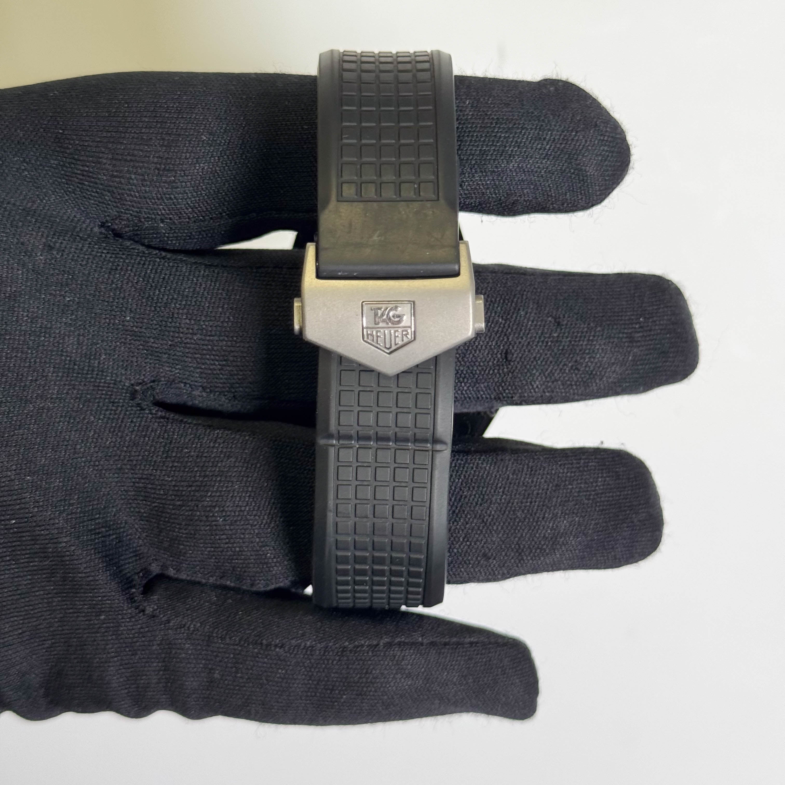 Tag Heuer Aquaracer 43mm Black Dial Watch Ref# WAJ2180.FT6015 - Happy Jewelers Fine Jewelry Lifetime Warranty