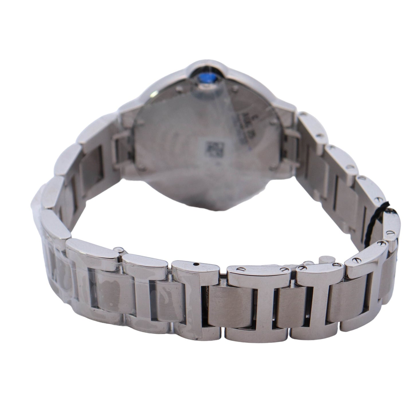 Cartier Ballon Bleu Stainless Steel 33mm Light Blue Roman Dial Watch  Reference #: WSBB0062
