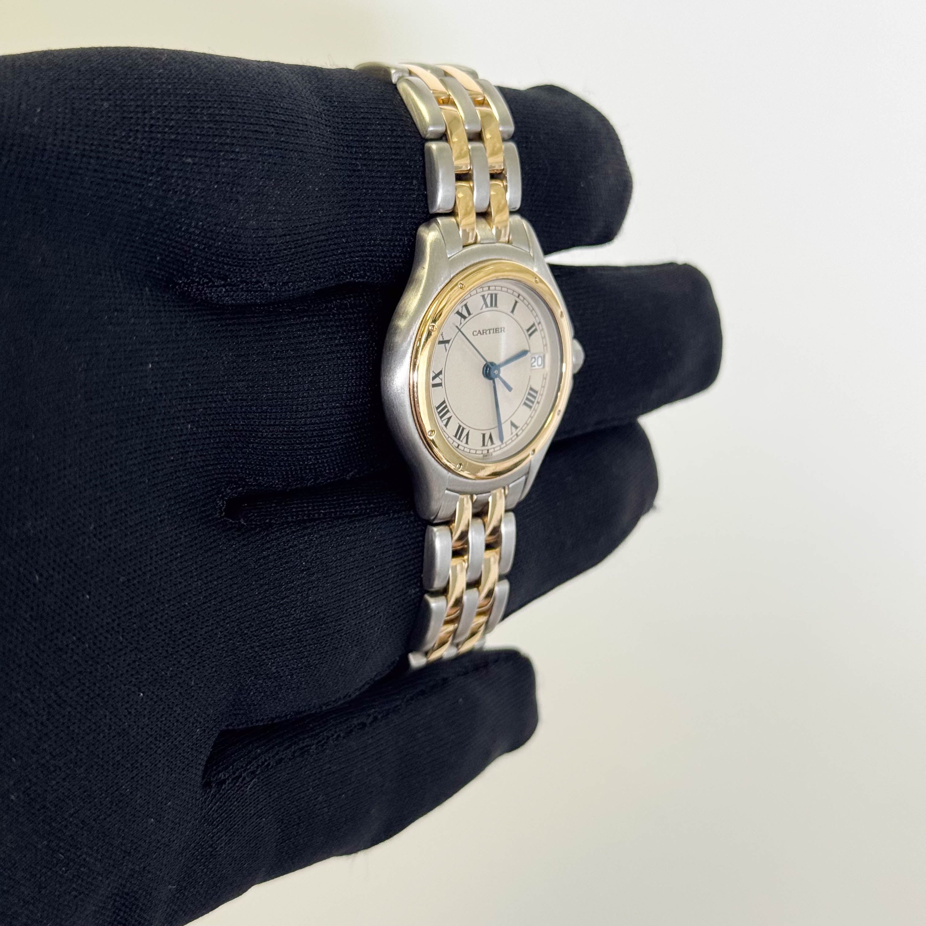 Cartier Cougar 26mm Ivory Dial Watch Ref# W35005B6 - Happy Jewelers Fine Jewelry Lifetime Warranty