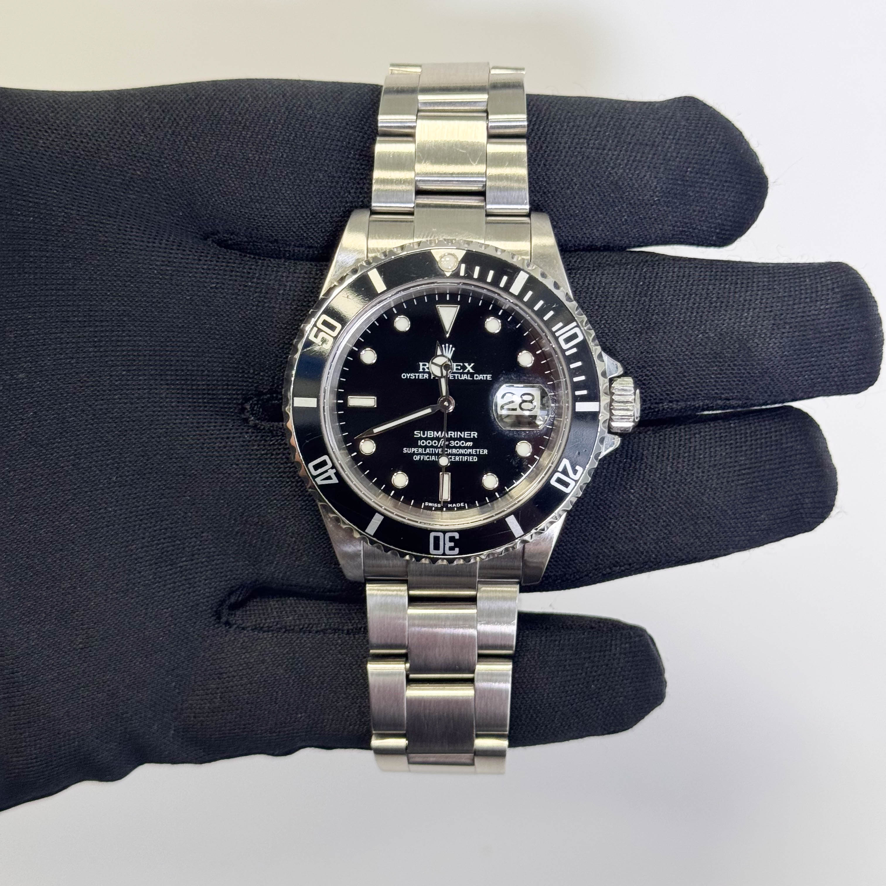 Rolex Submariner 40mm Black Dial Watch Ref# 16610 - Happy Jewelers Fine Jewelry Lifetime Warranty