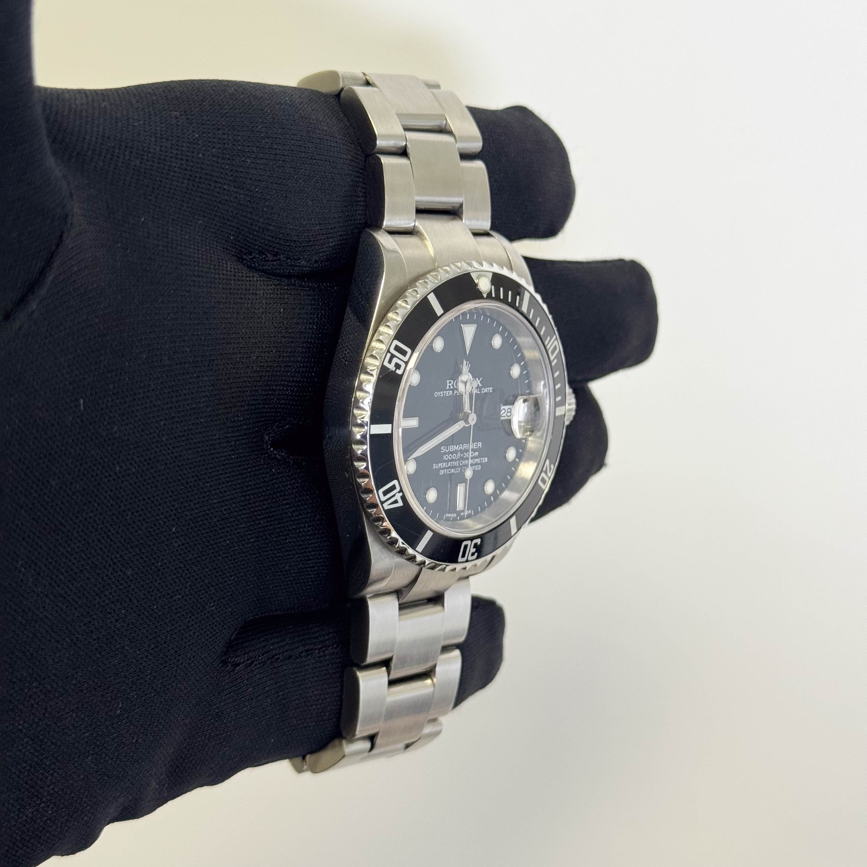 Rolex Submariner 40mm Black Dial Watch Ref# 16610 - Happy Jewelers Fine Jewelry Lifetime Warranty