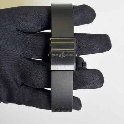 Ulysse Nardin Maxi Marine Diver Black Sea 45mm Black Wave Dial Watch Ref# 263-92-3C - Happy Jewelers Fine Jewelry Lifetime Warranty