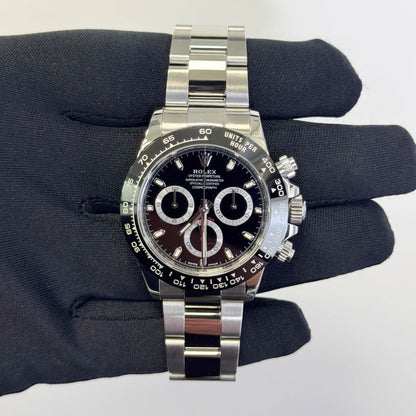 Rolex Daytona 40mm Black Dial Watch Ref# 116500LN - Happy Jewelers Fine Jewelry Lifetime Warranty