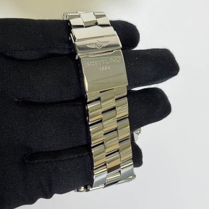 Breitling Super Avenger 48mm White Chronograph Dial Watch Ref# A1337053 - Happy Jewelers Fine Jewelry Lifetime Warranty