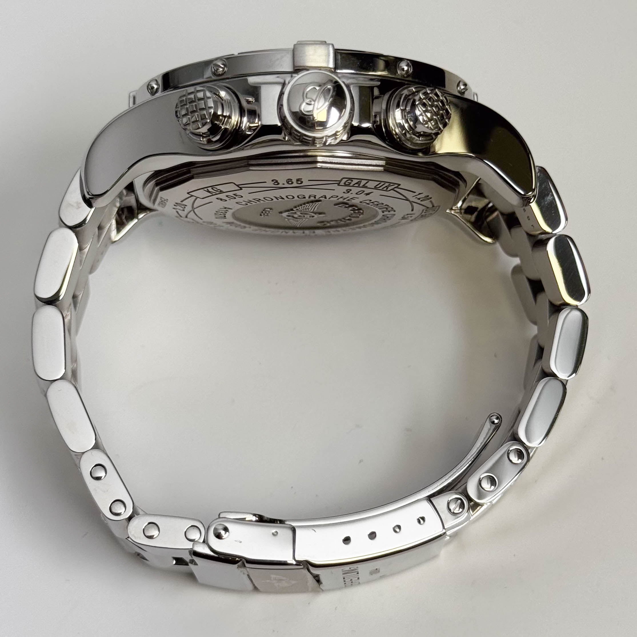 Breitling Super Avenger 48mm White Chronograph Dial Watch Ref# A1337053 - Happy Jewelers Fine Jewelry Lifetime Warranty