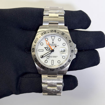 Rolex Explorer II 42mm White Dial Watch Ref# 226570 - Happy Jewelers Fine Jewelry Lifetime Warranty