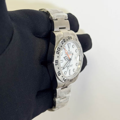 Rolex Explorer II 42mm White Dial Watch Ref# 226570 - Happy Jewelers Fine Jewelry Lifetime Warranty