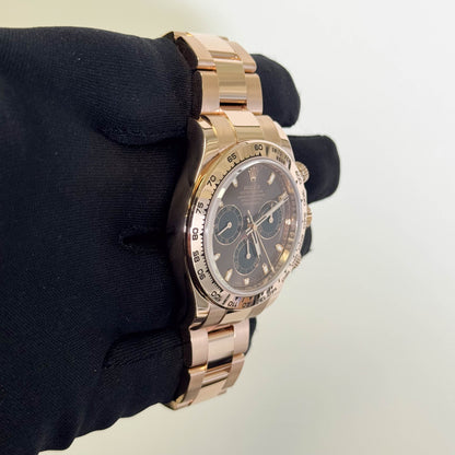 Rolex Daytona 40mm Chocolate Dial Watch Ref# 116505 - Happy Jewelers Fine Jewelry Lifetime Warranty