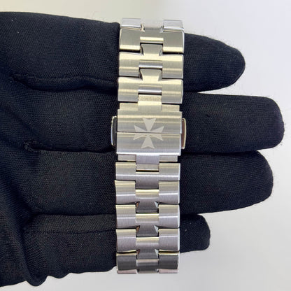 Vacheron Constantin Overseas Dual Time 41mm Blue Stick Dial Watch Ref# 7900V/110A-B334 - Happy Jewelers Fine Jewelry Lifetime Warranty