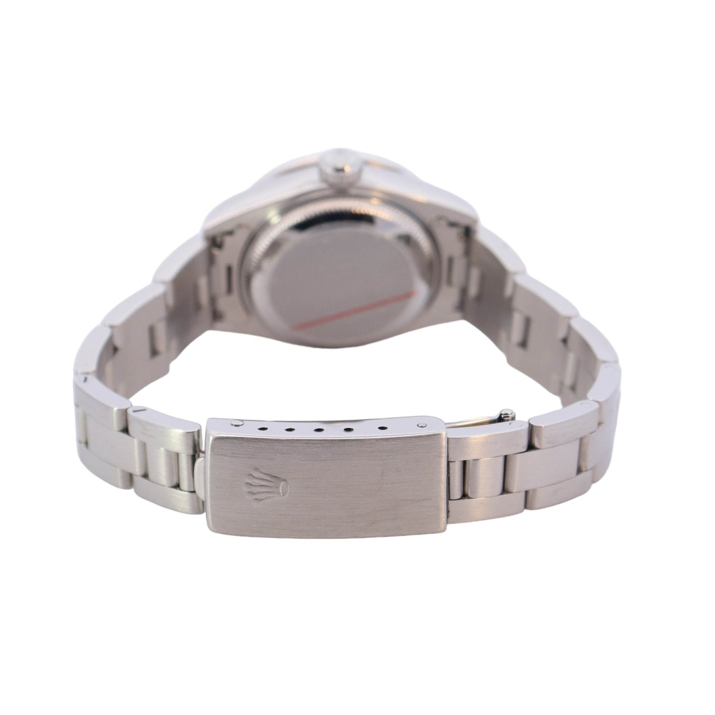 Rolex Datejust Stainless Steel 26mm Custom White MOP Diamond Dial Watch  Reference #: 69160 - Happy Jewelers Fine Jewelry Lifetime Warranty
