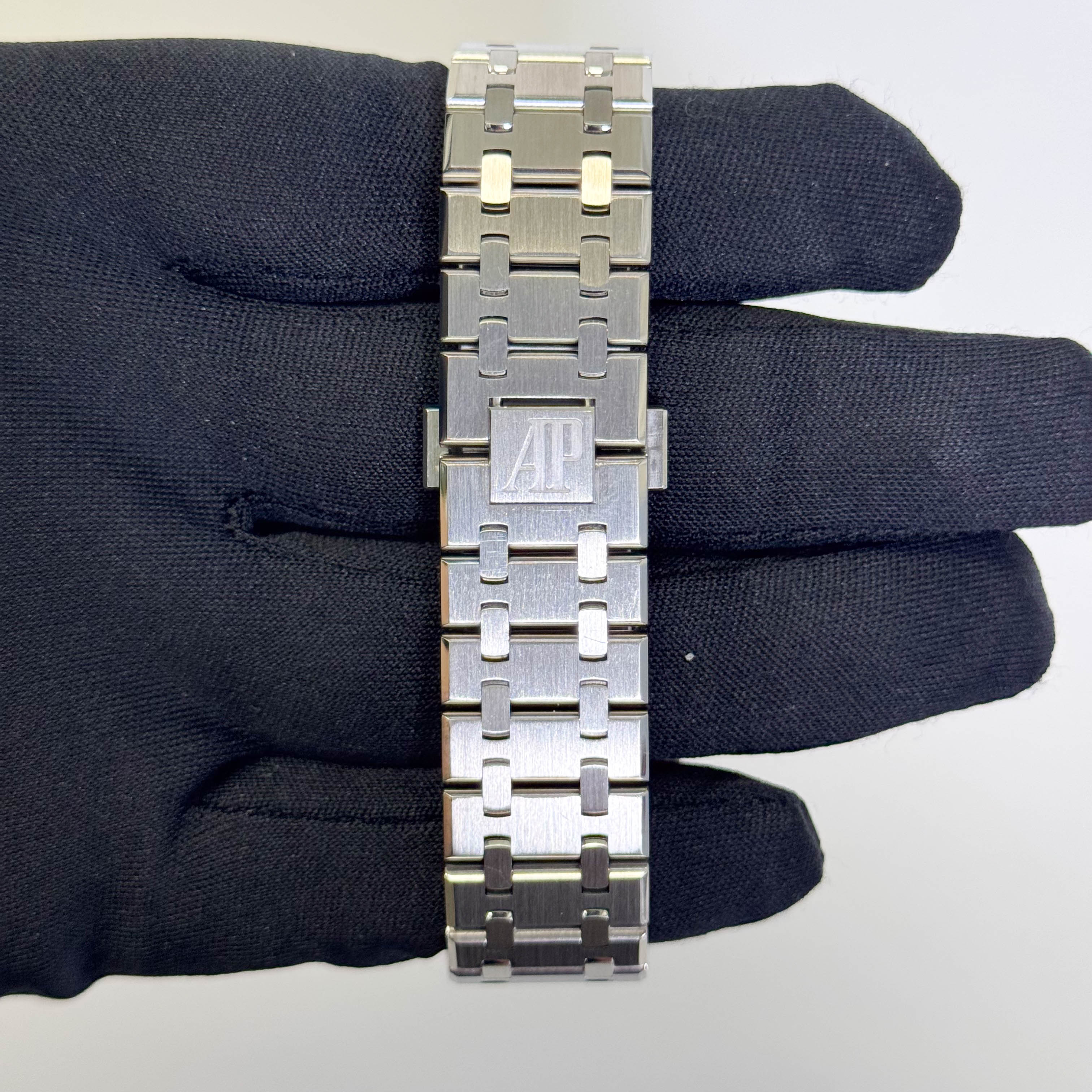 Audemars Piguet Royal Oak 41mm Blue Dial Watch Ref# 15500ST.OO.1220ST.01 - Happy Jewelers Fine Jewelry Lifetime Warranty