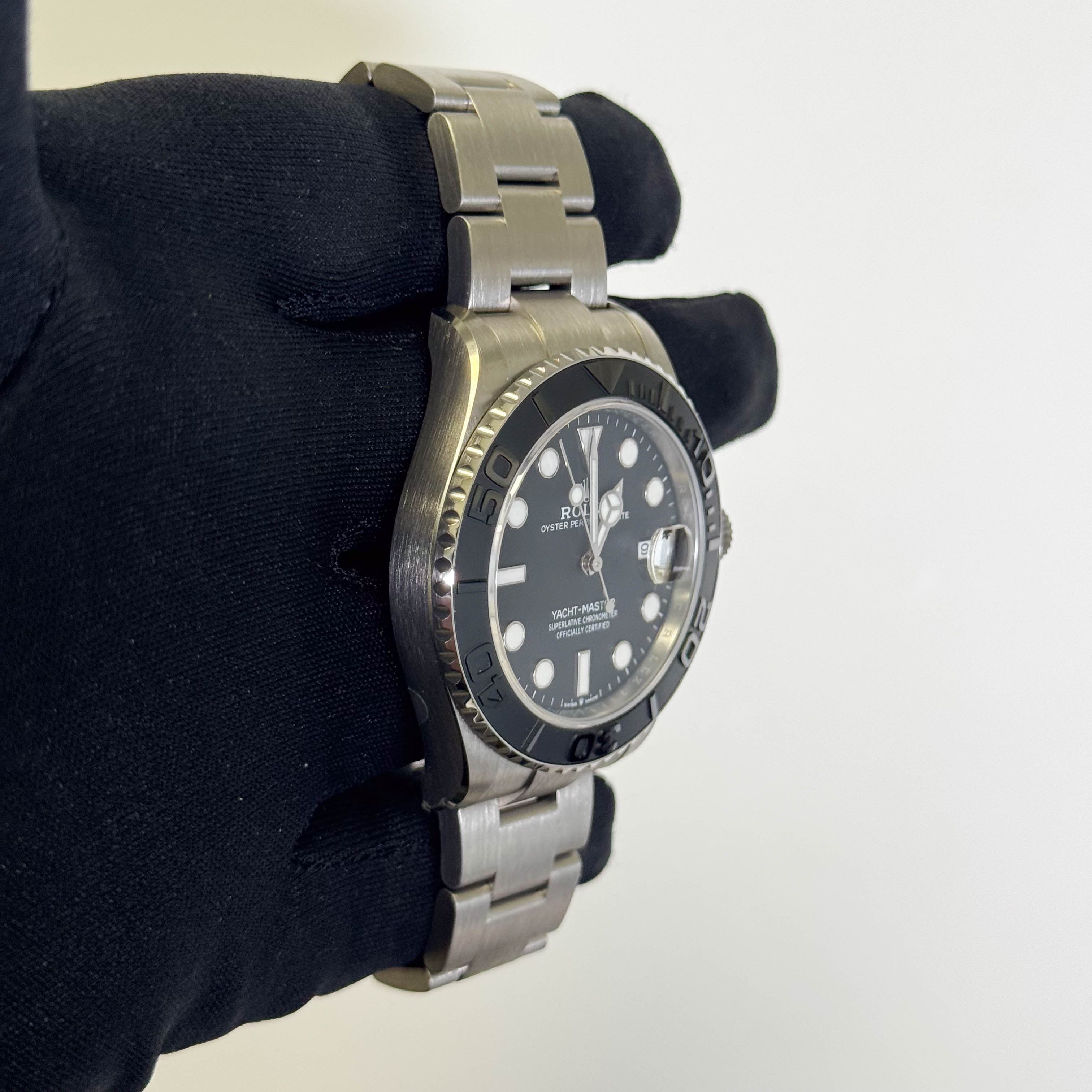 Rolex Yacht-Master 42mm Black Dial Watch Ref# 226627