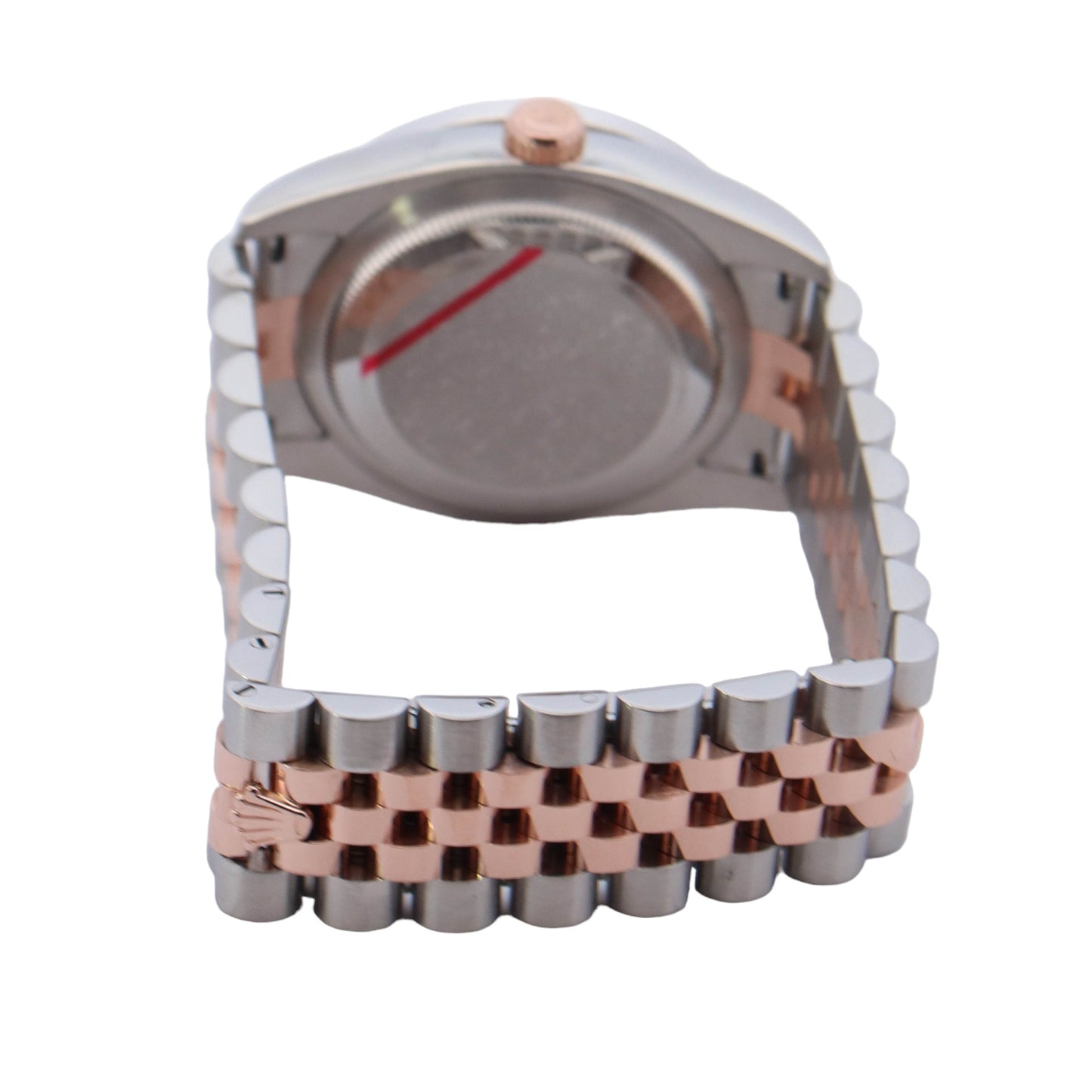 Rolex Datejust Two-Tone Rose Gold & Stainless Steel 36mm Ivory Jubilee Diamond Dot Dial Watch Ref#  116231 - Happy Jewelers Fine Jewelry Lifetime Warranty