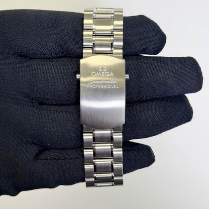 Omega Speedmaster Apollo 15 35th Anniversary 42mm Black Dial Watch Ref# 3366.51