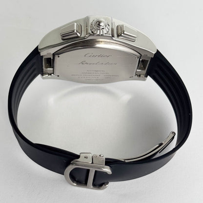 Cartier Roadster 42mm White & Black Dial Watch Ref# W6206020