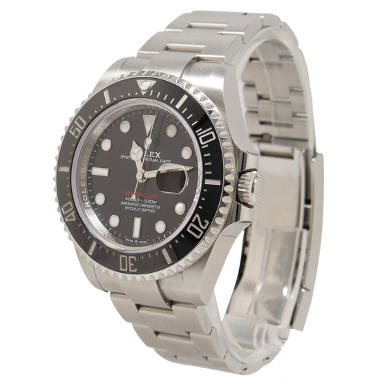Load image into Gallery viewer, Rolex Sea Dweller 43mm Stainless Steel Black Dot Dial Watch Reference# 126600 - Happy Jewelers Fine Jewelry Lifetime Warranty
