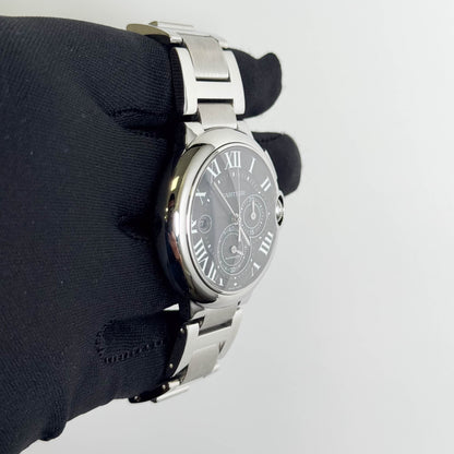 Cartier Ballon Bleu 44mm Black Dial Watch Ref# W6920077