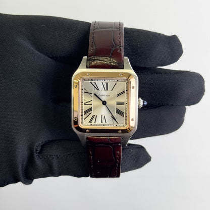 Cartier Santos 31mm White Dial Watch Ref# W2SA0037