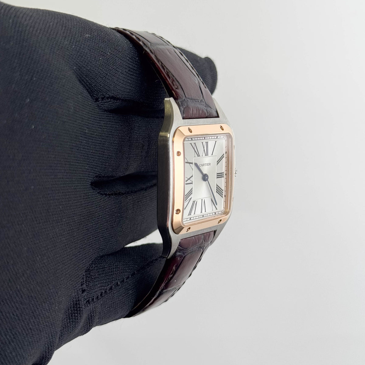 Cartier Santos 31mm White Dial Watch Ref# W2SA0037