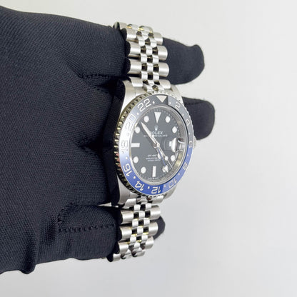 Rolex GMT-Master II "Batgirl" 40mm Black Dial Watch Ref# 126710BLNR