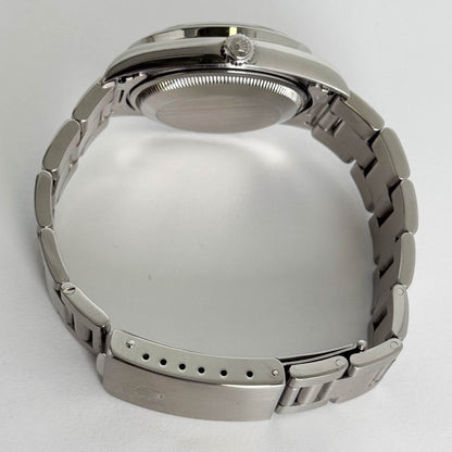 Rolex Oyster Perpetual Date 34mm Silver Dial Watch Ref# 15210