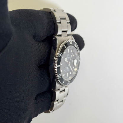 Rolex Submariner 40mm Black Dial Watch Ref# 16610 - Happy Jewelers Fine Jewelry Lifetime Warranty