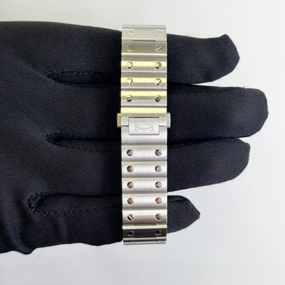 Cartier Santos De Cartier 35x42mm Green Dial Watch Ref# WSSA0061