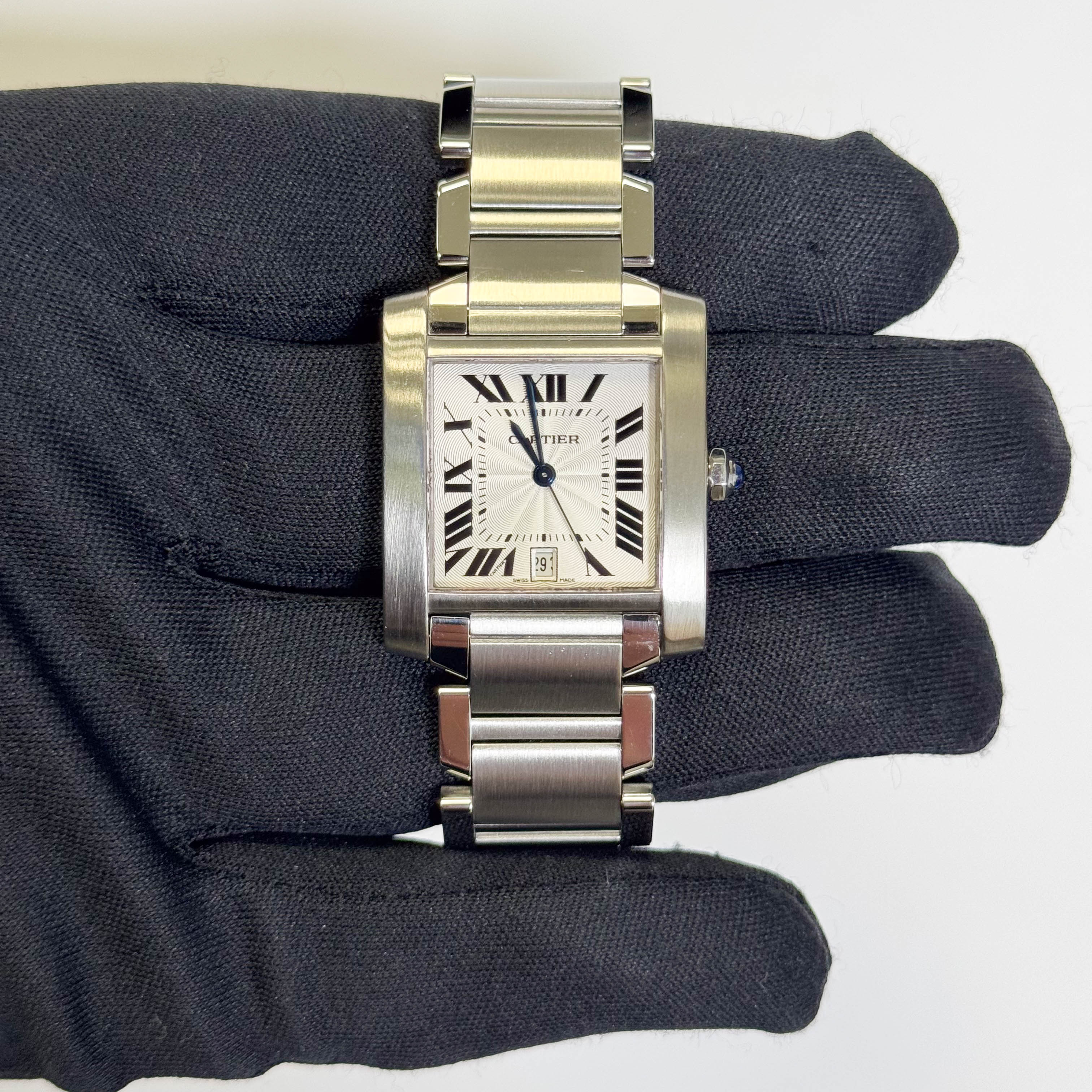 Cartier Tank 28mm White Dial Watch Ref# W51002Q3