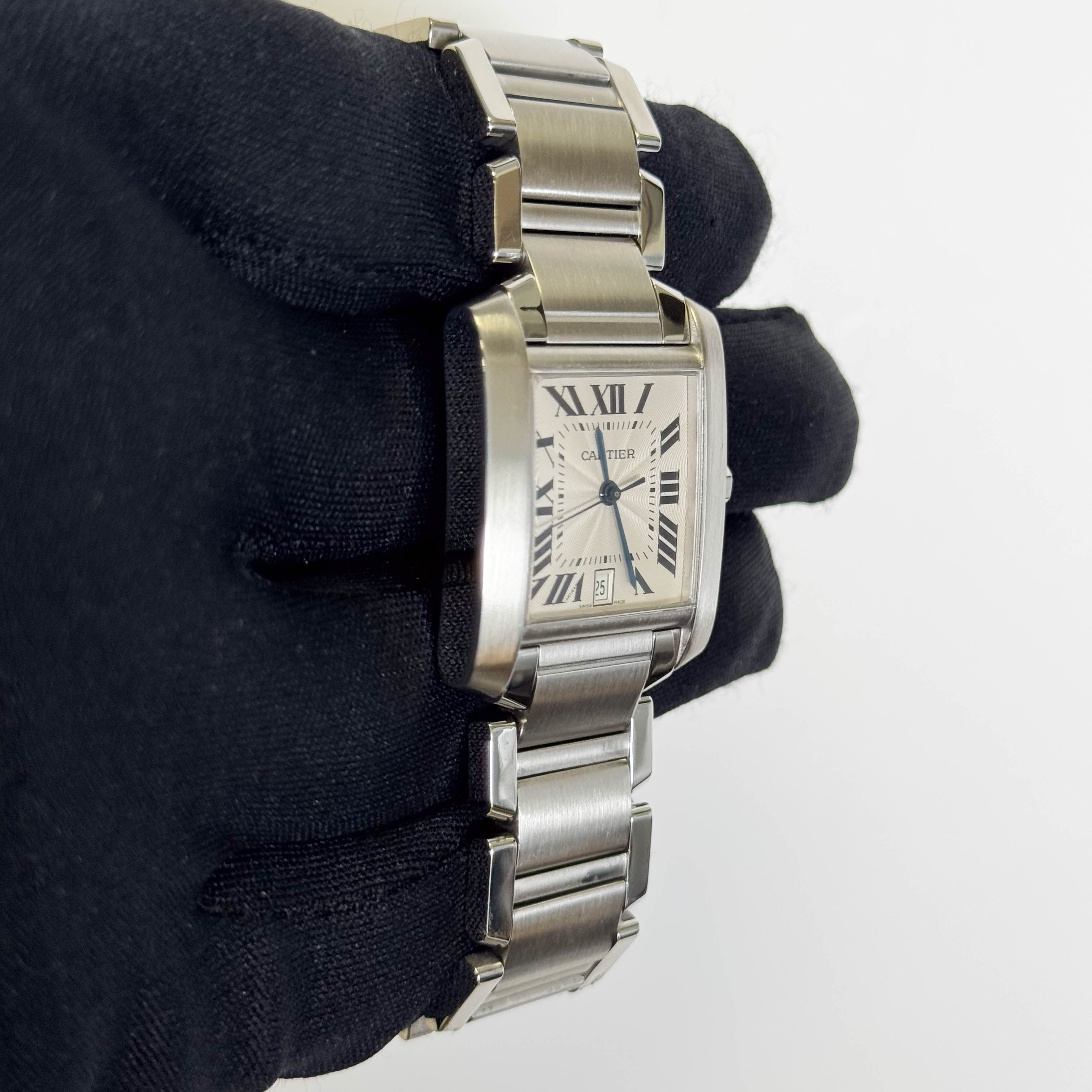 Cartier Tank 28mm White Dial Watch Ref# W51002Q3