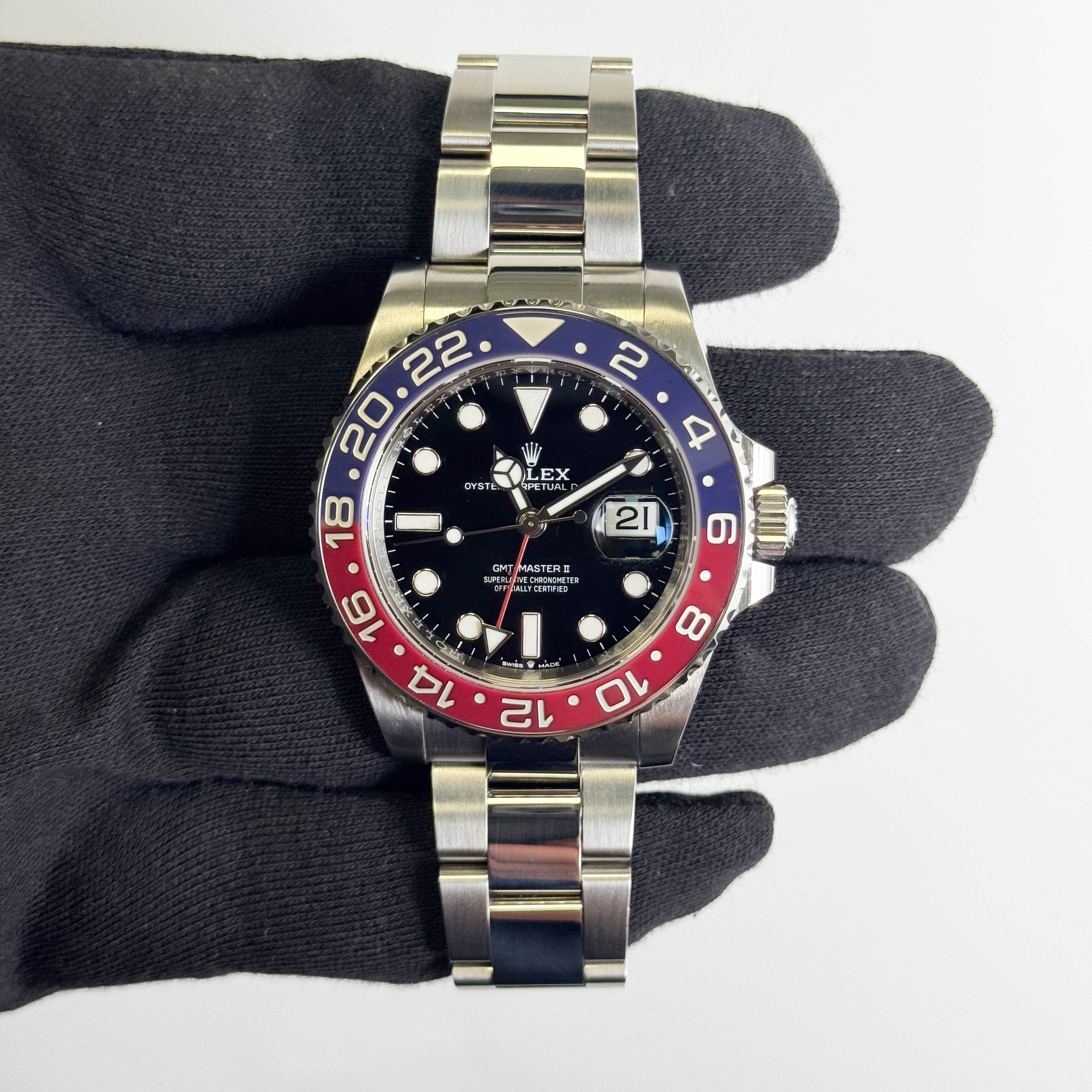 Rolex GMT Master II 40mm Black Dial Watch Ref# 126710BLRO