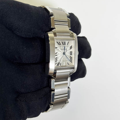 Cartier Tank 28mm White Dial Watch Ref# W51002Q3