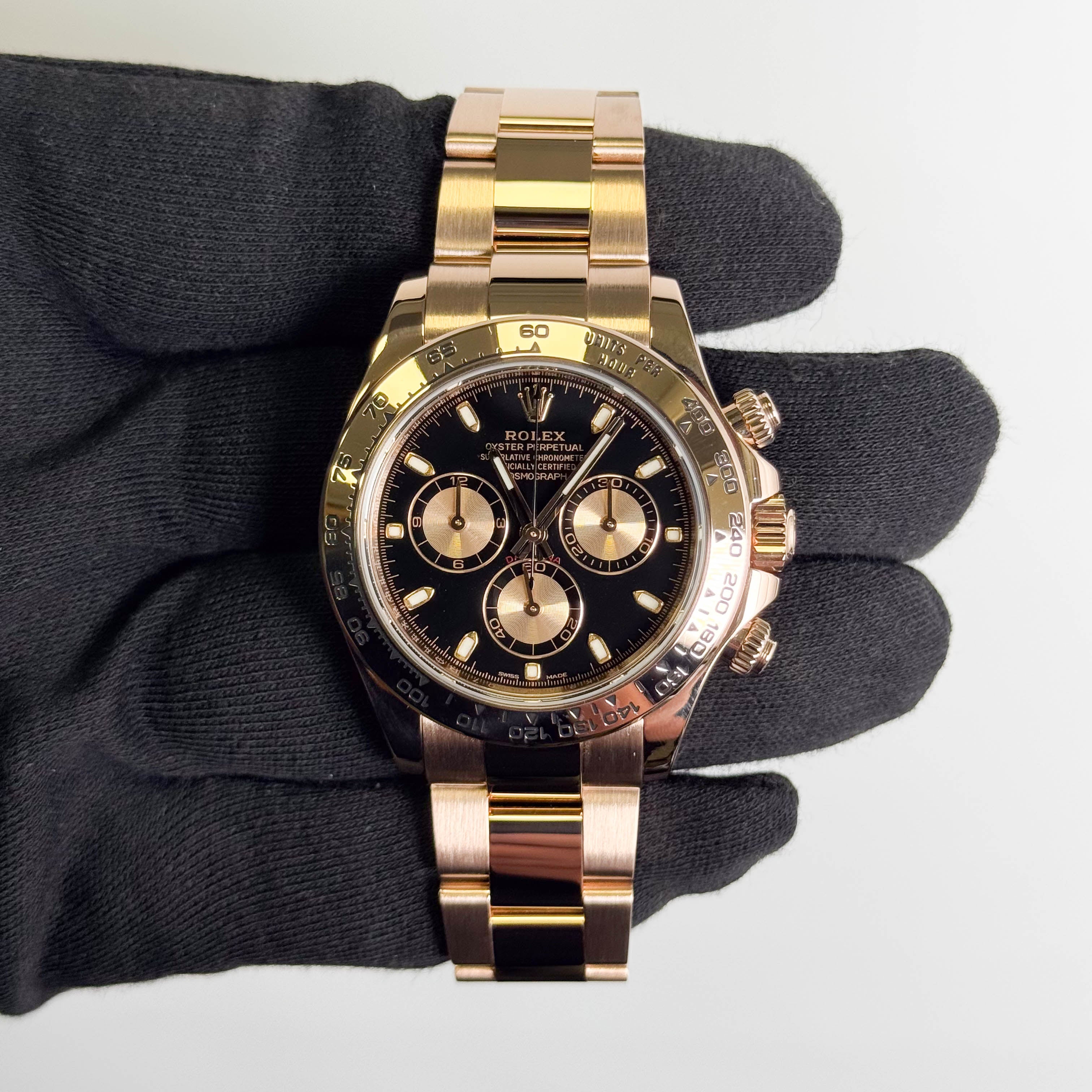 Rolex Daytona 40mm Black Dial Watch Ref# 116505