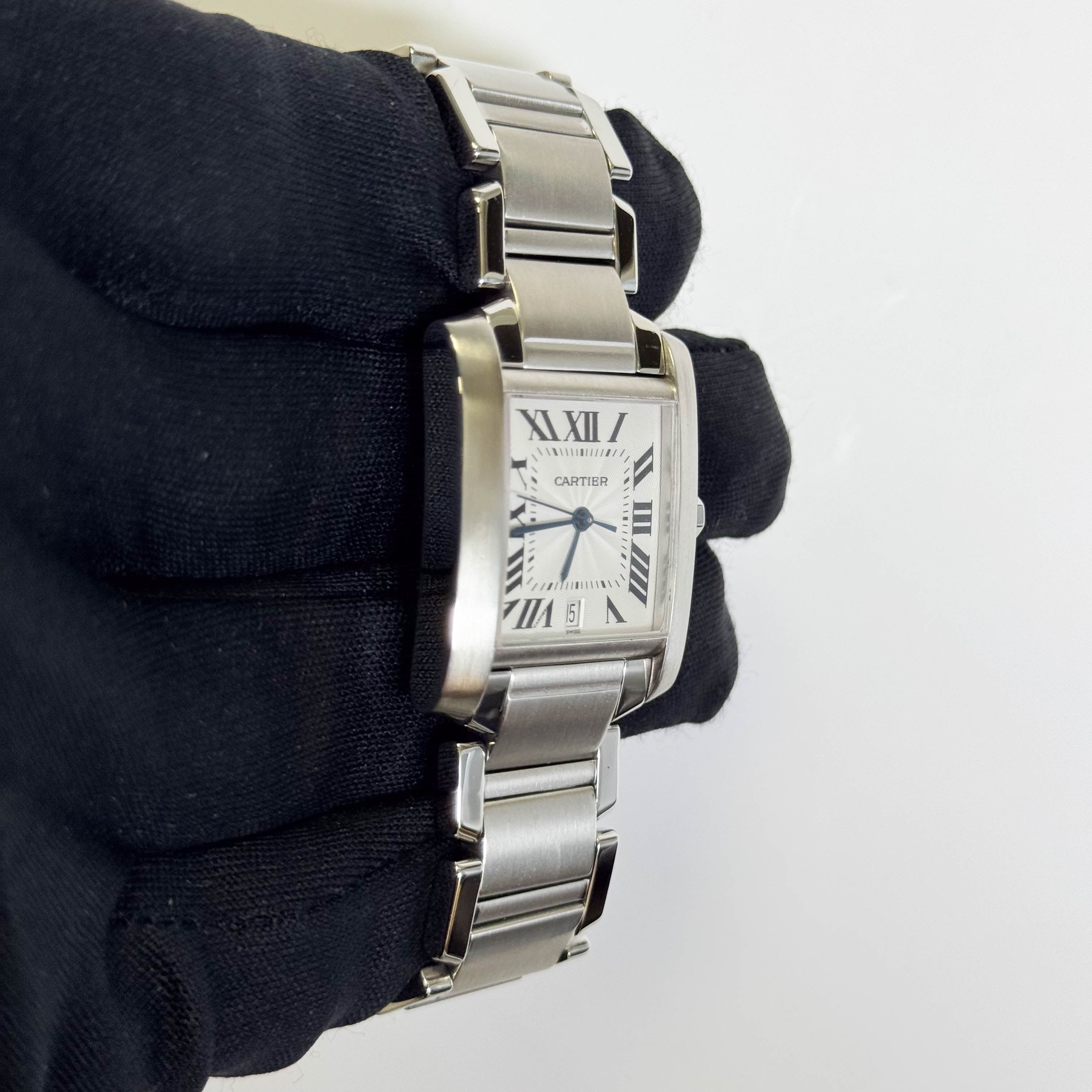 Cartier Tank 28mm White Dial Watch Ref# W51002Q3