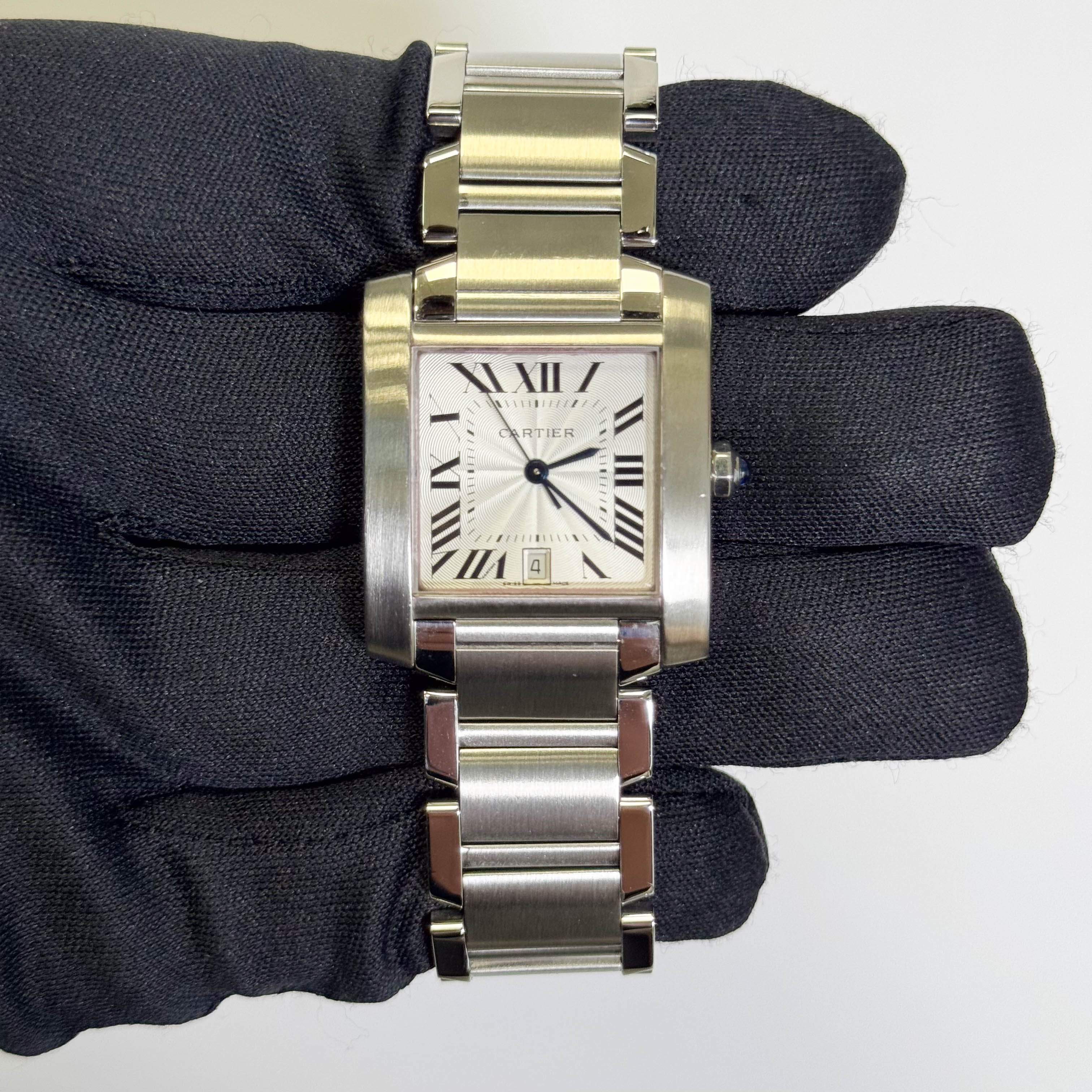 Cartier Tank 28mm White Dial Watch Ref# W51002Q3
