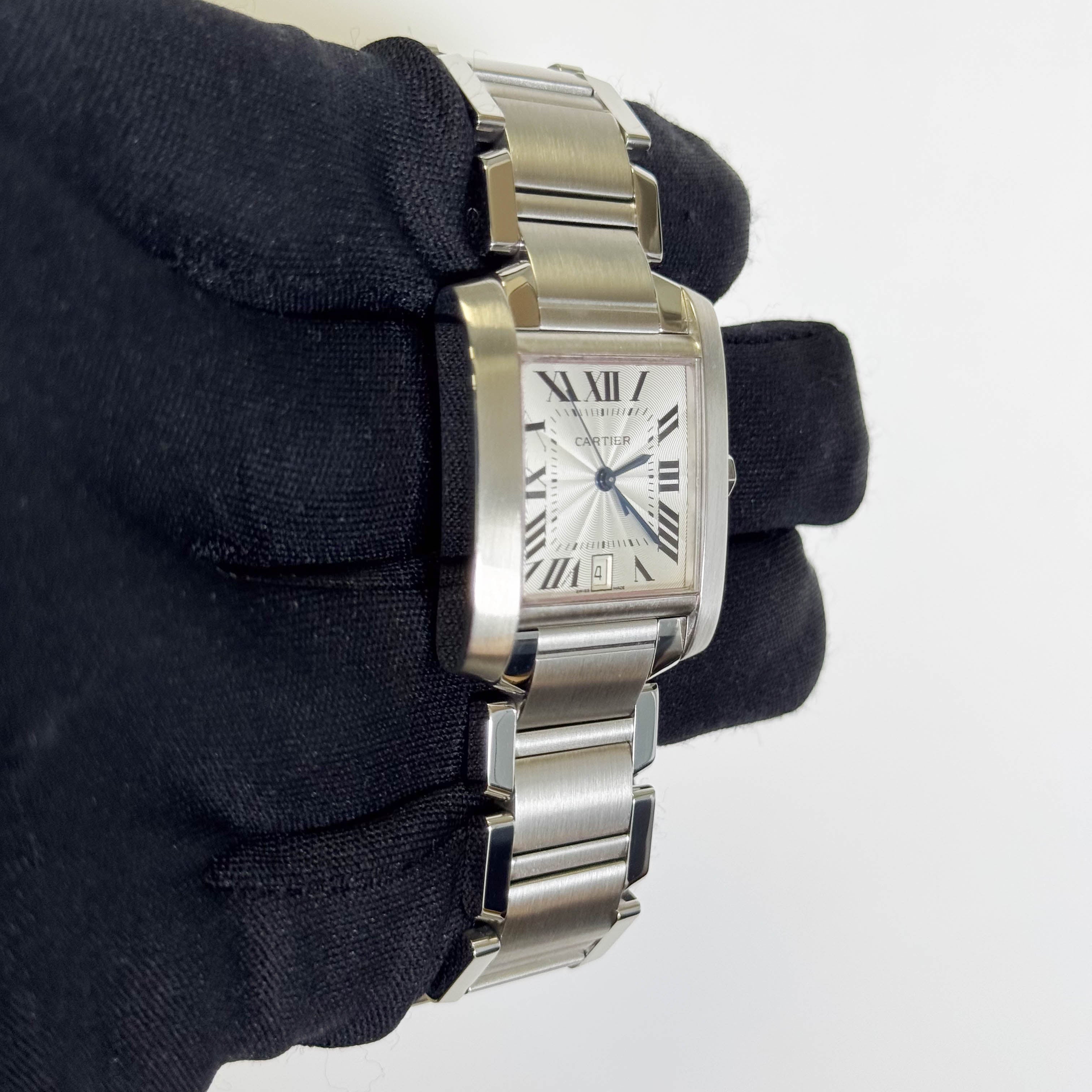 Cartier Tank 28mm White Dial Watch Ref# W51002Q3